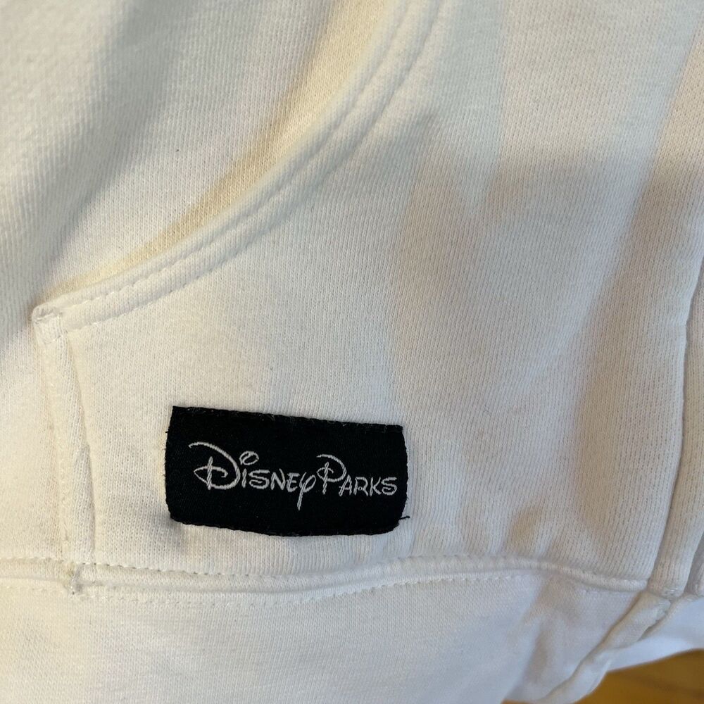 Walt Disney World Gold Castle Embroidered Zip Up Hoodie Fits Like Women’s Sz L - Picture 3 of 6